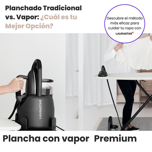 Comparativa de planchado tradicional vs planchado a vapor
